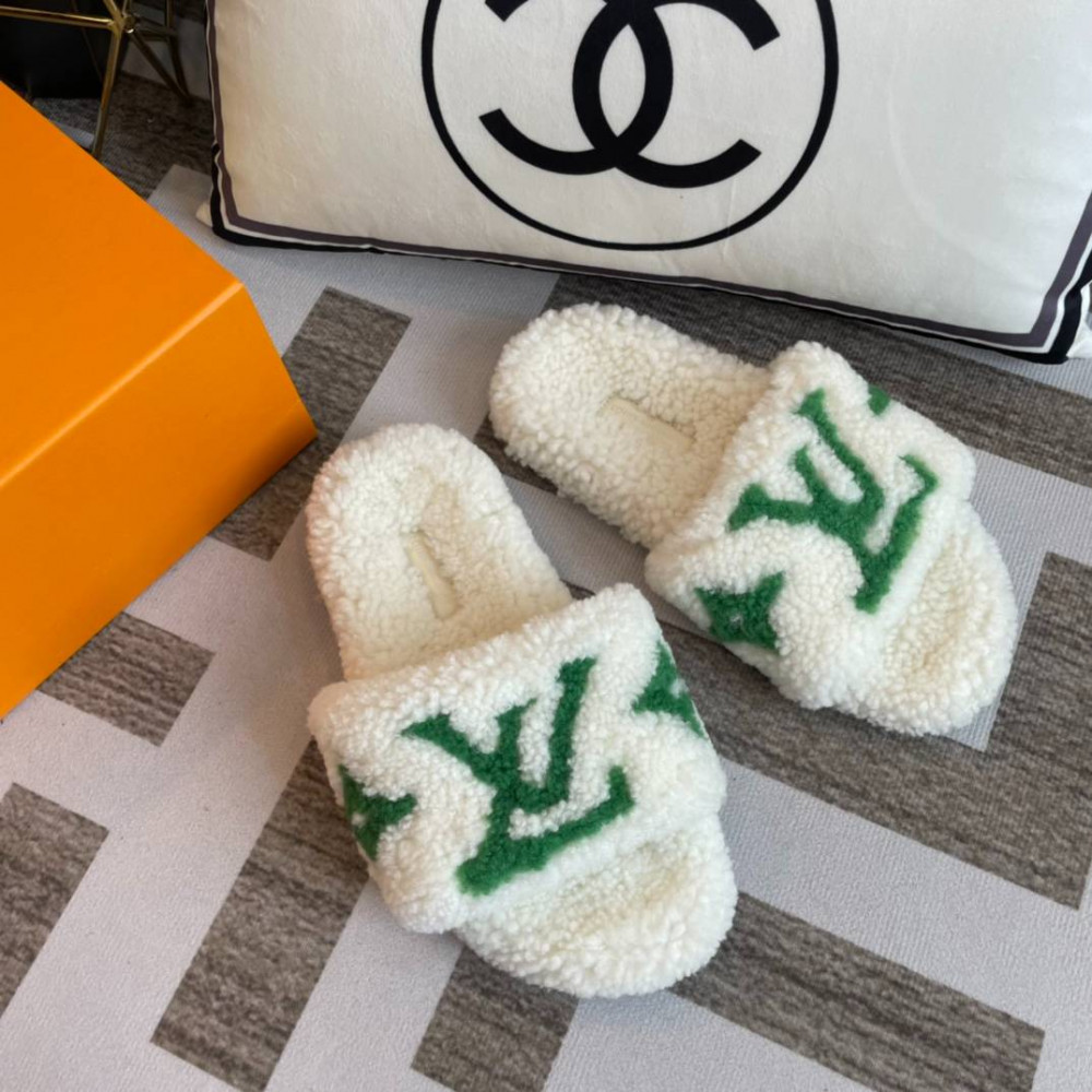 Furry slippers