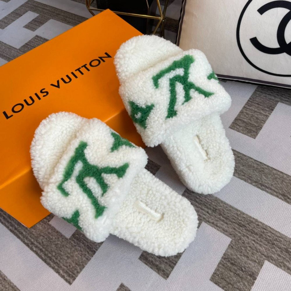 Furry slippers Furry slippers