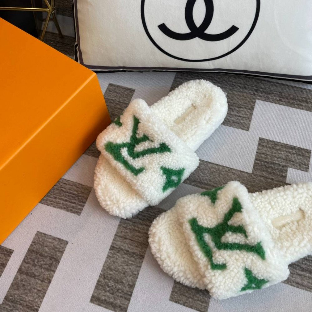 Furry slippers Furry slippers