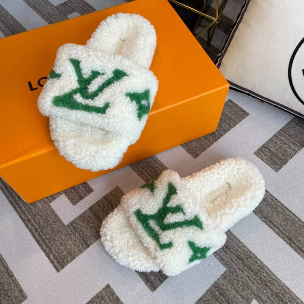 Furry slippers Furry slippers