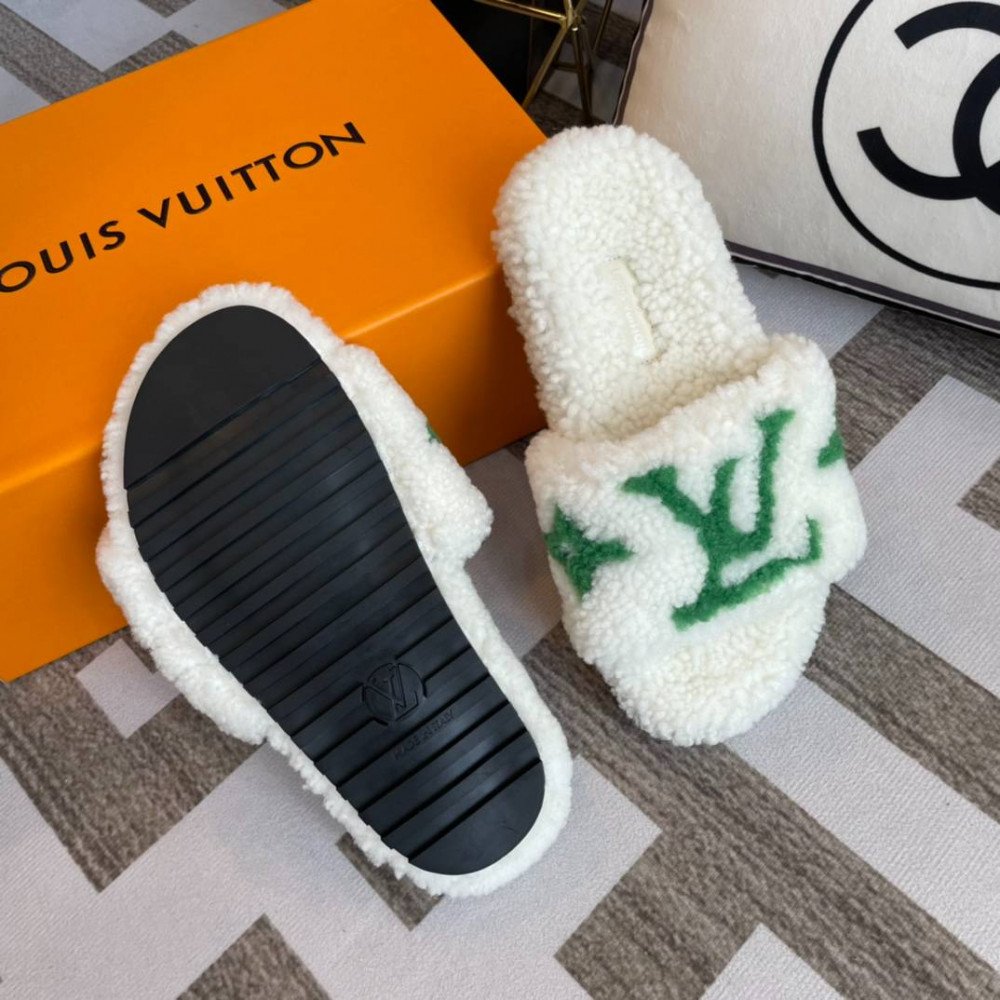 Furry slippers Furry slippers