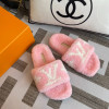 Furry slippers