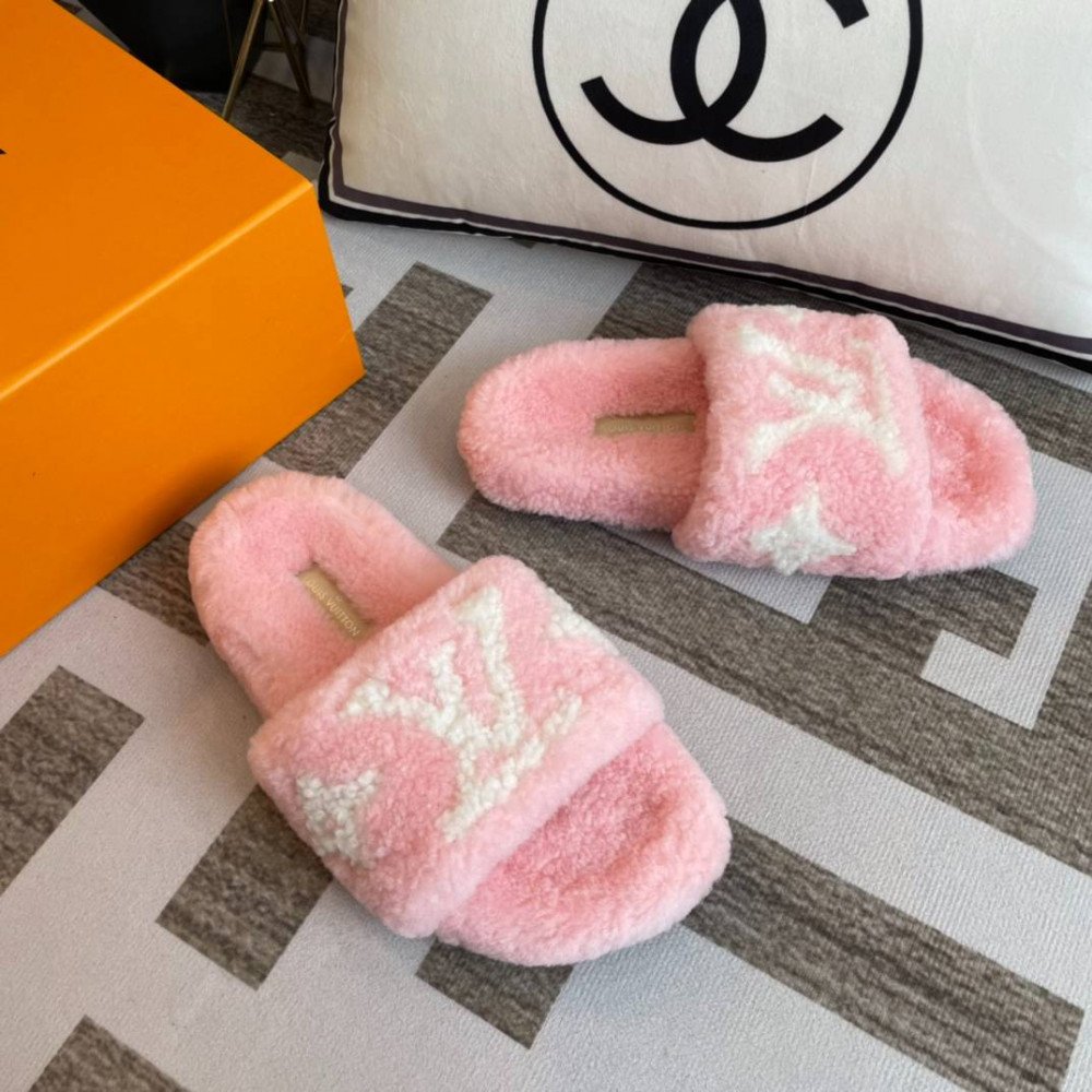 Furry slippers Furry slippers