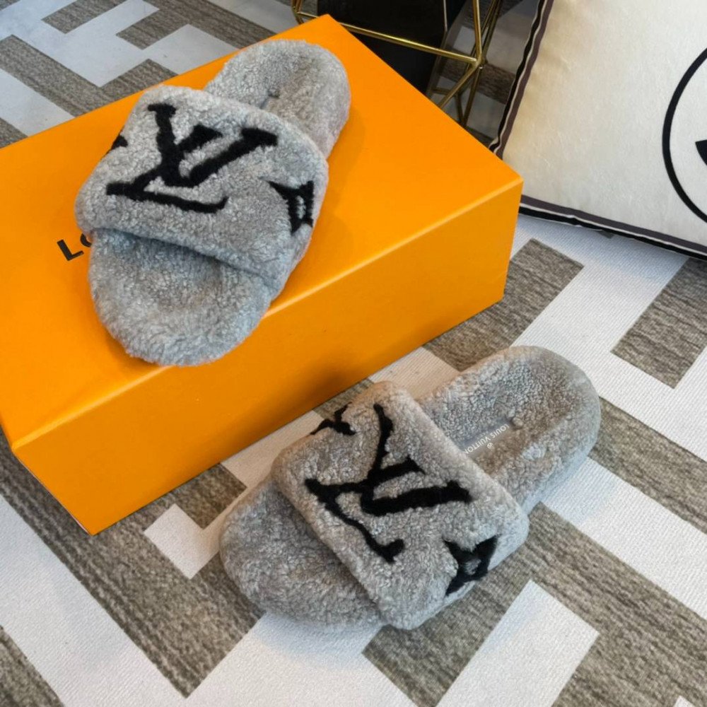 Furry slippers Furry slippers