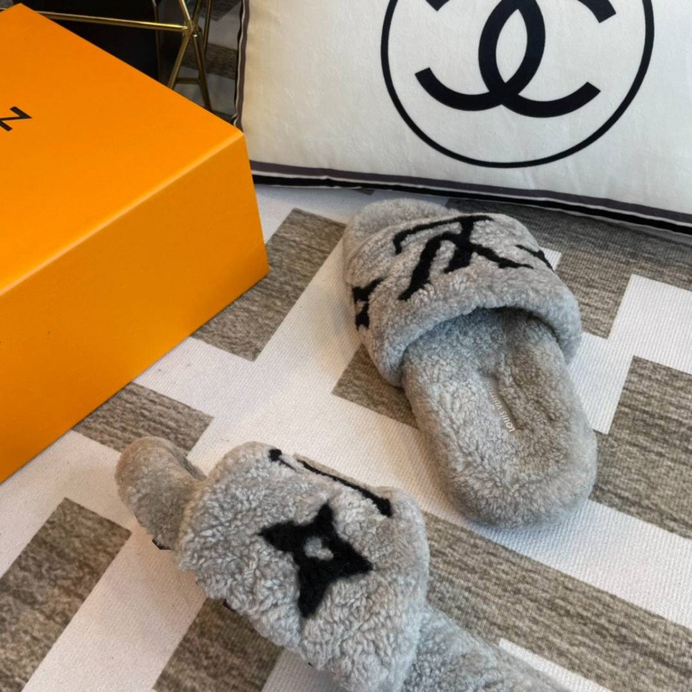 Furry slippers Furry slippers