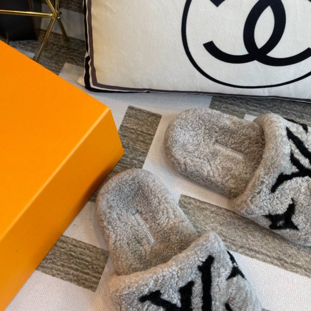Furry slippers Furry slippers