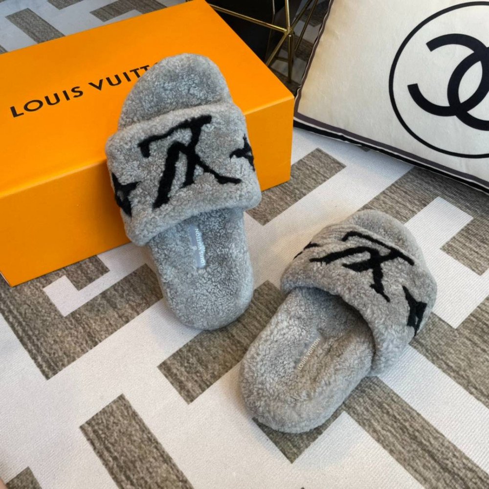 Furry slippers Furry slippers