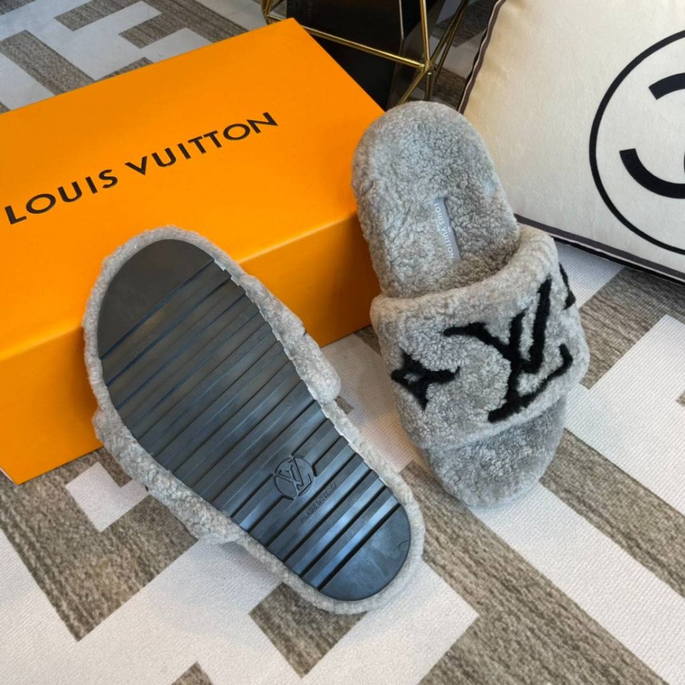Furry slippers Furry slippers