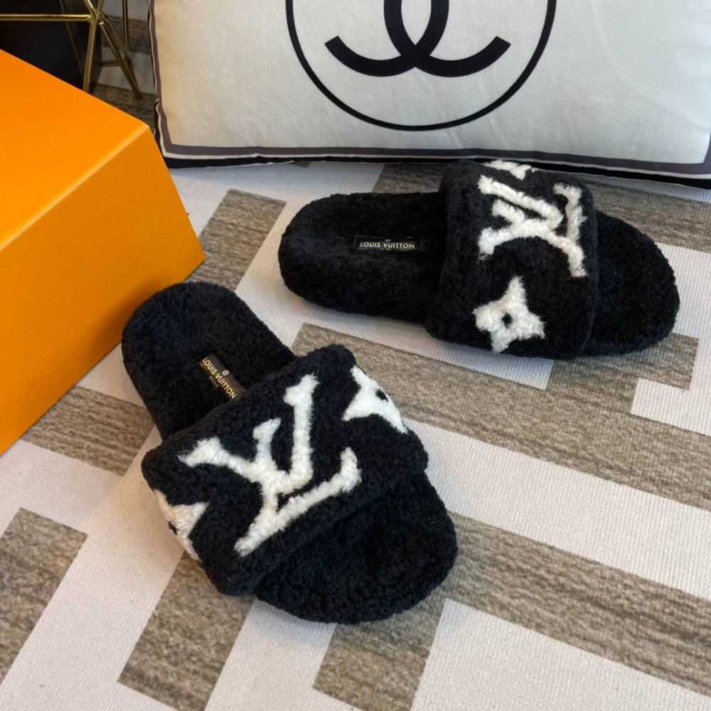 Furry slippers Furry slippers