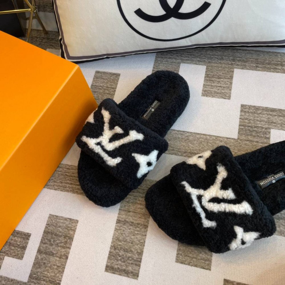 Furry slippers Furry slippers