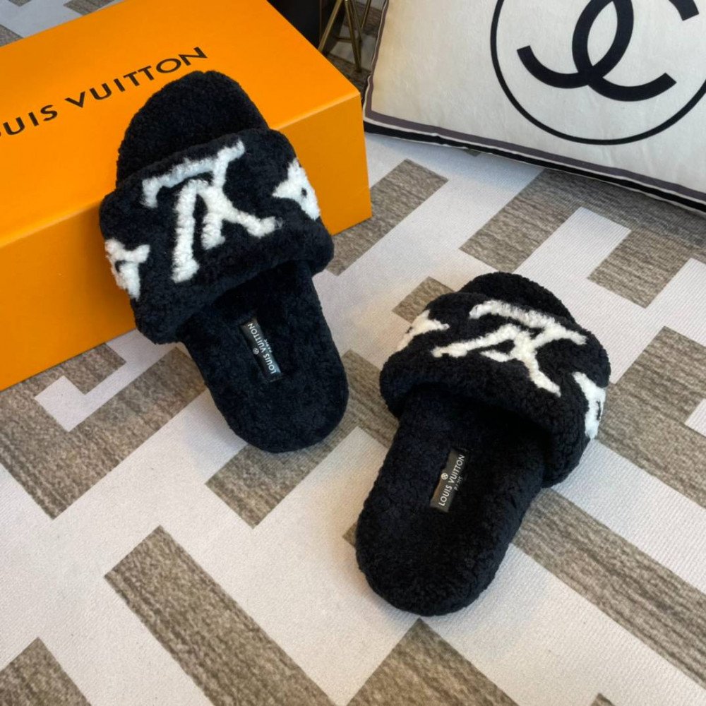 Furry slippers Furry slippers
