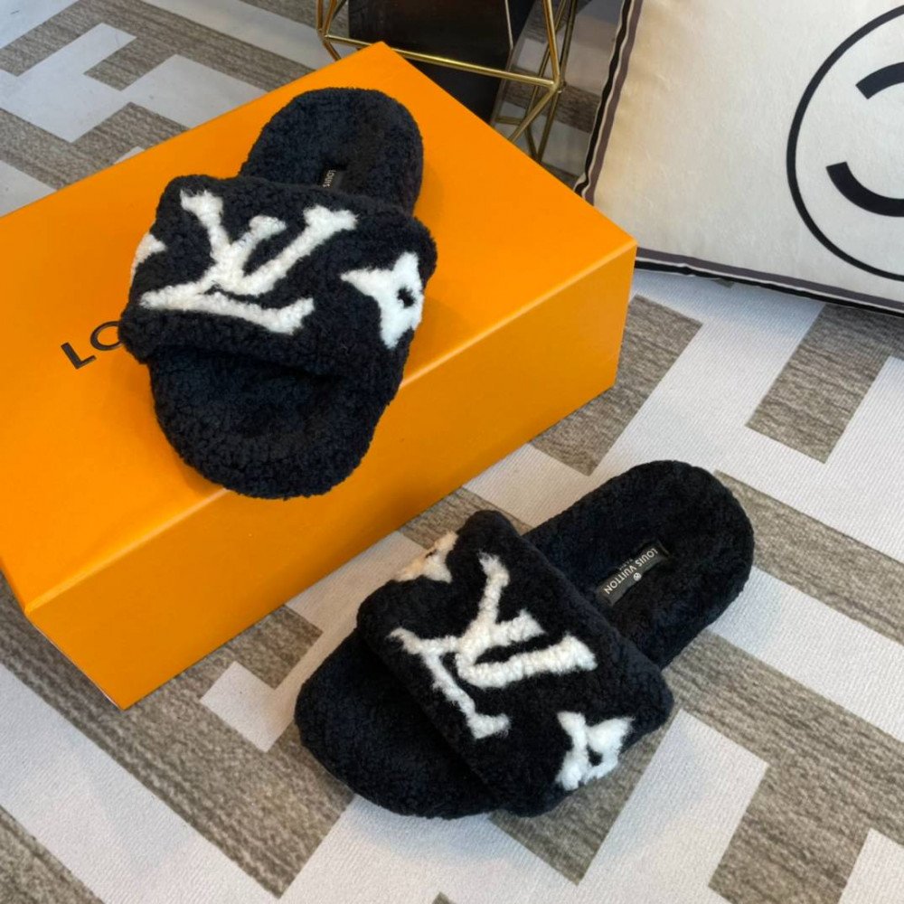 Furry slippers Furry slippers