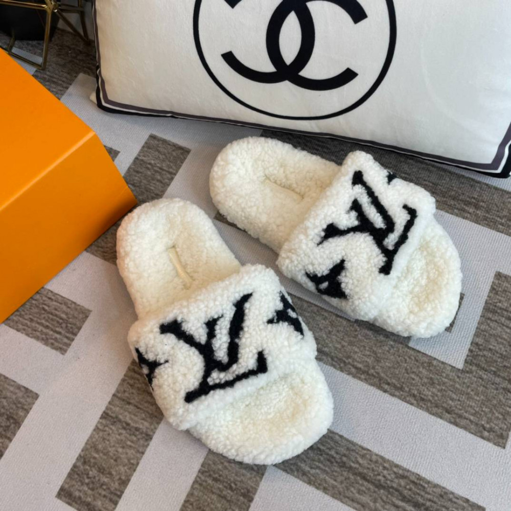 Furry slippers