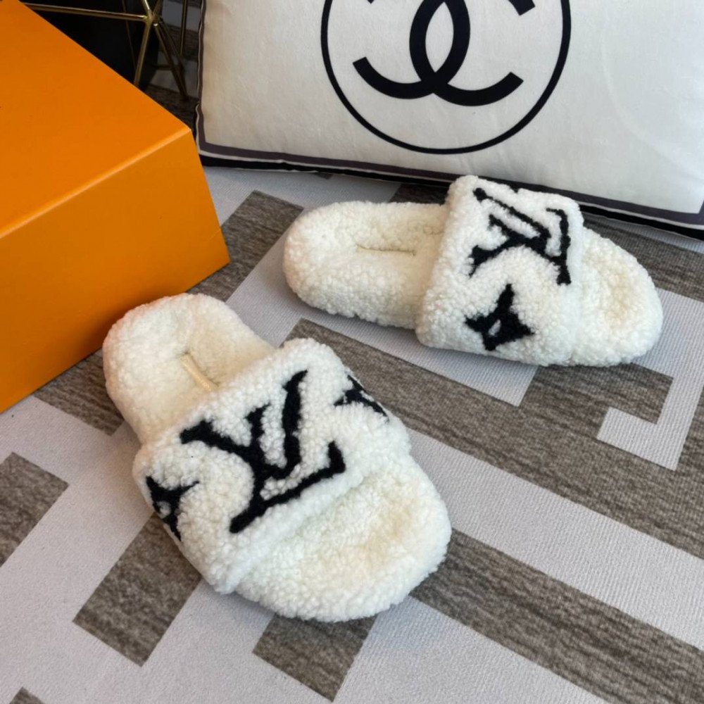 Furry slippers Furry slippers
