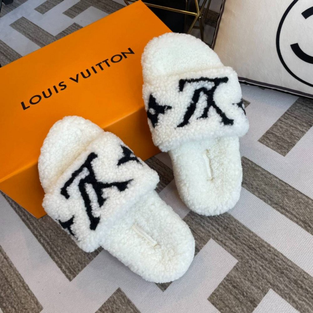 Furry slippers Furry slippers