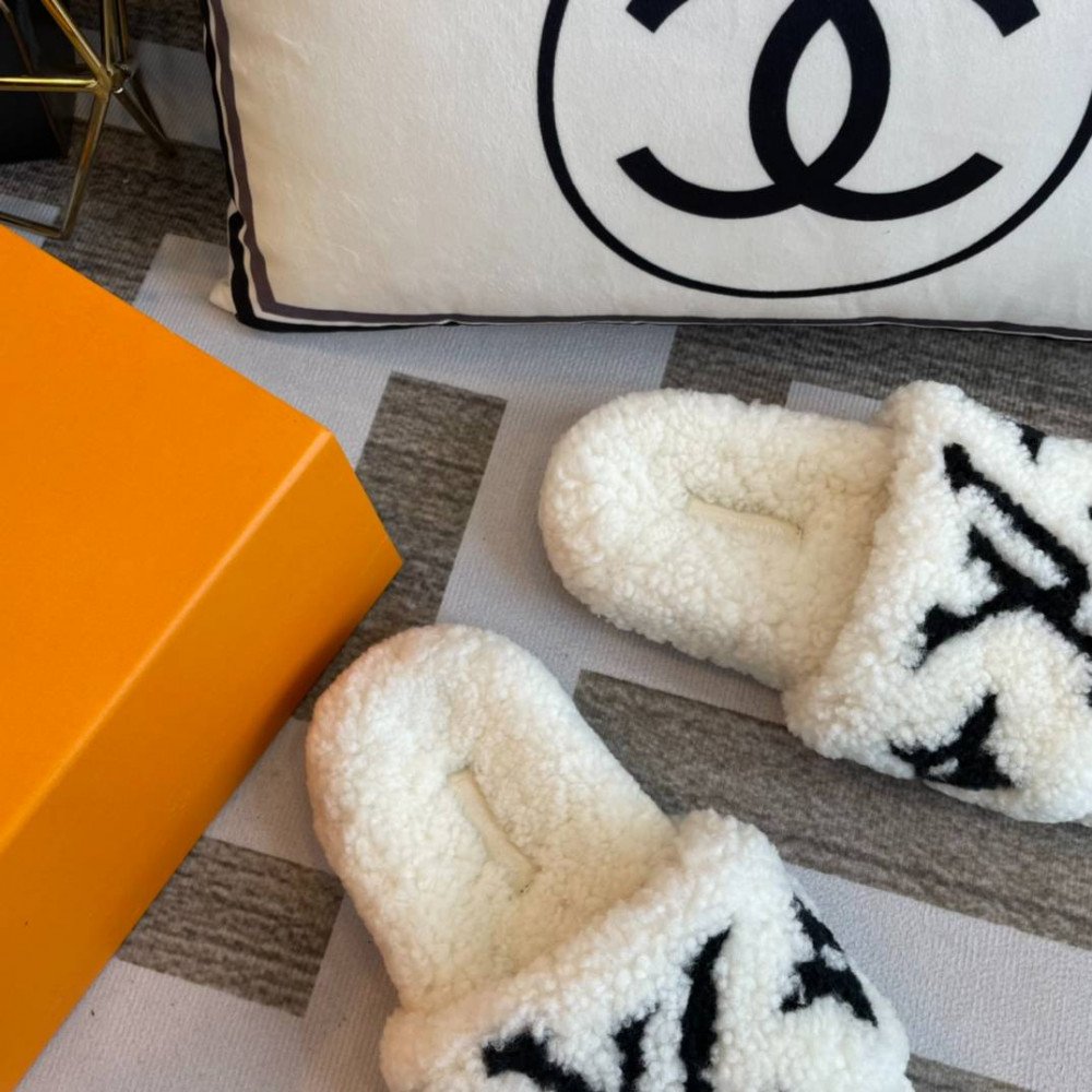 Furry slippers Furry slippers