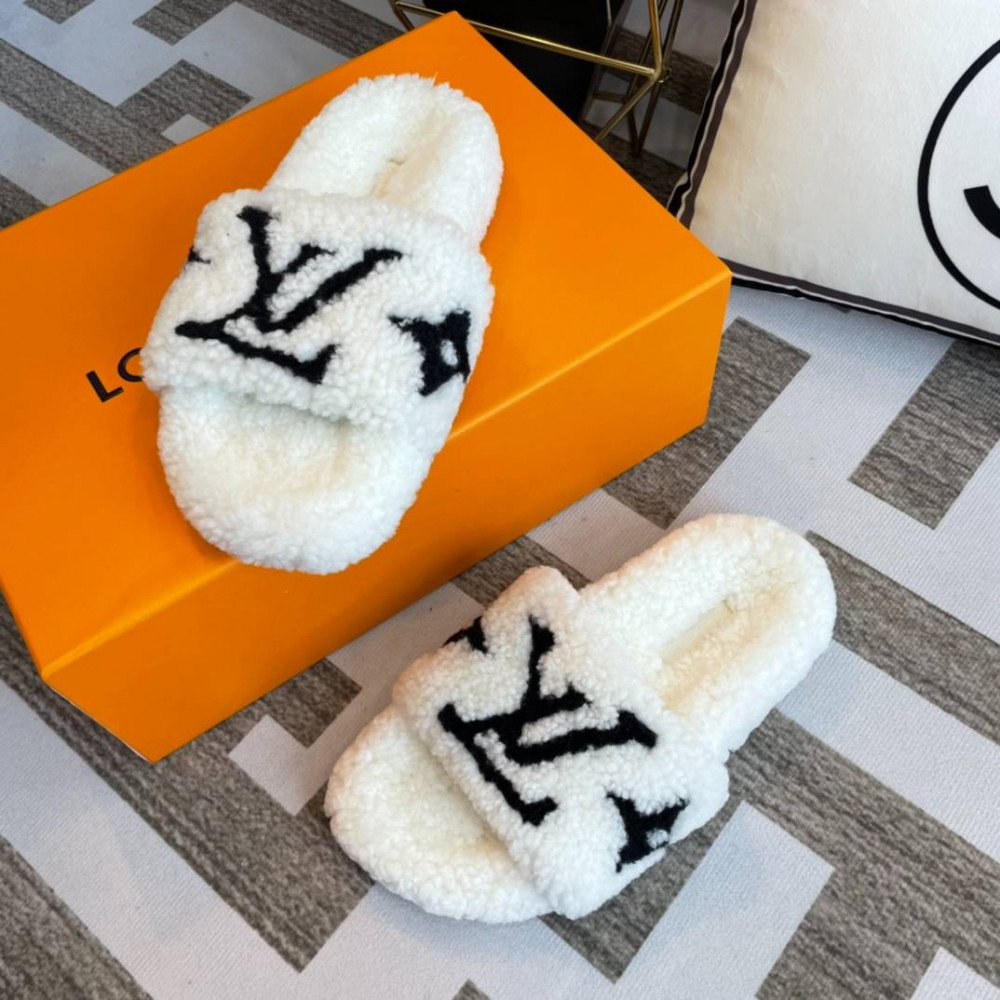 Furry slippers Furry slippers