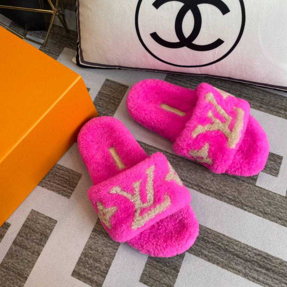 Furry slippers
