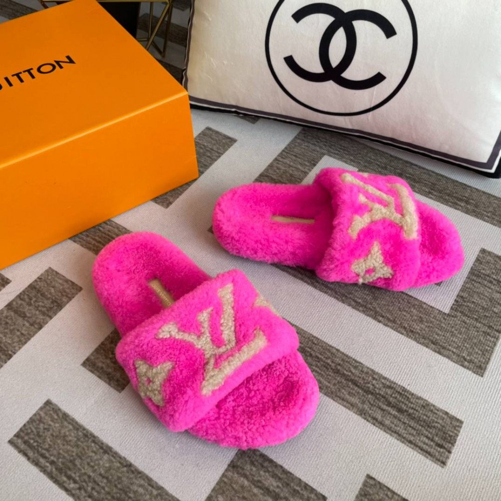 Furry slippers Furry slippers