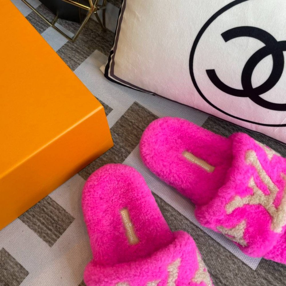 Furry slippers Furry slippers