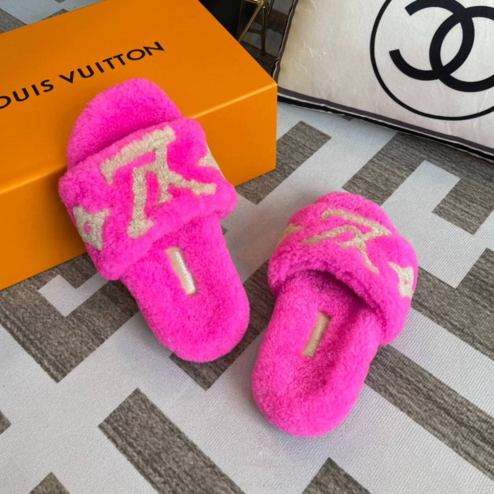 Furry slippers Furry slippers