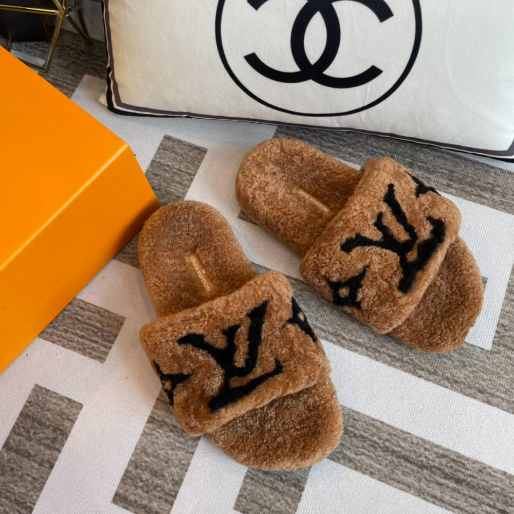 Furry slippers