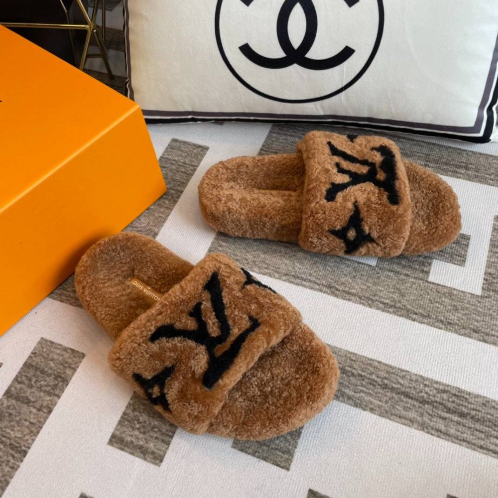 Furry slippers Furry slippers