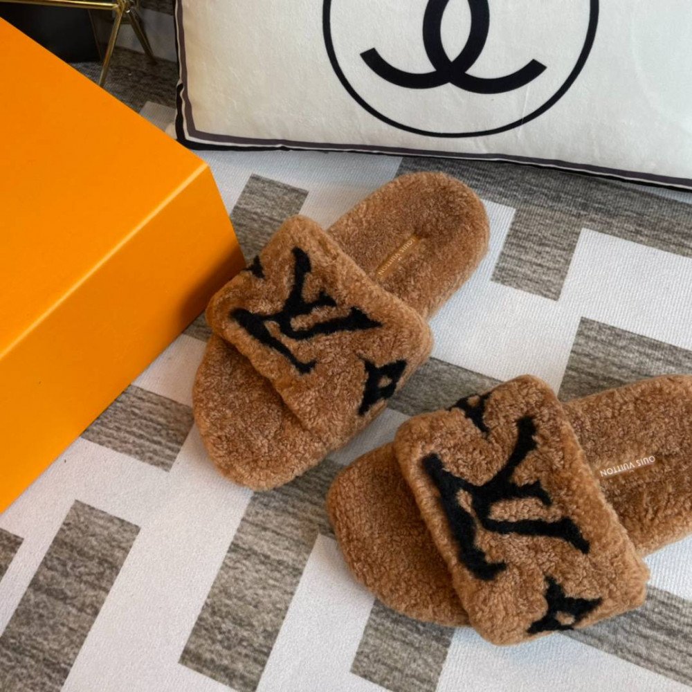 Furry slippers Furry slippers