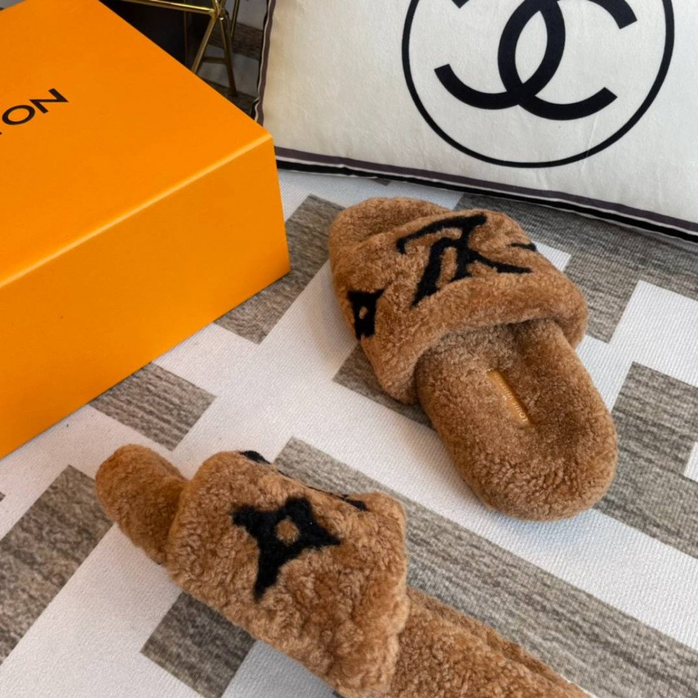 Furry slippers Furry slippers
