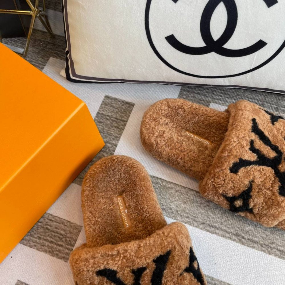 Furry slippers Furry slippers