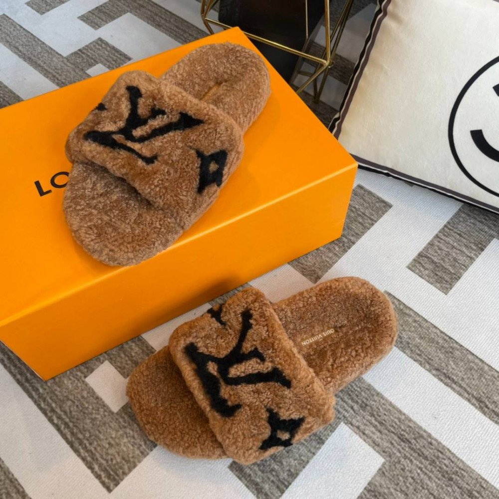 Furry slippers Furry slippers