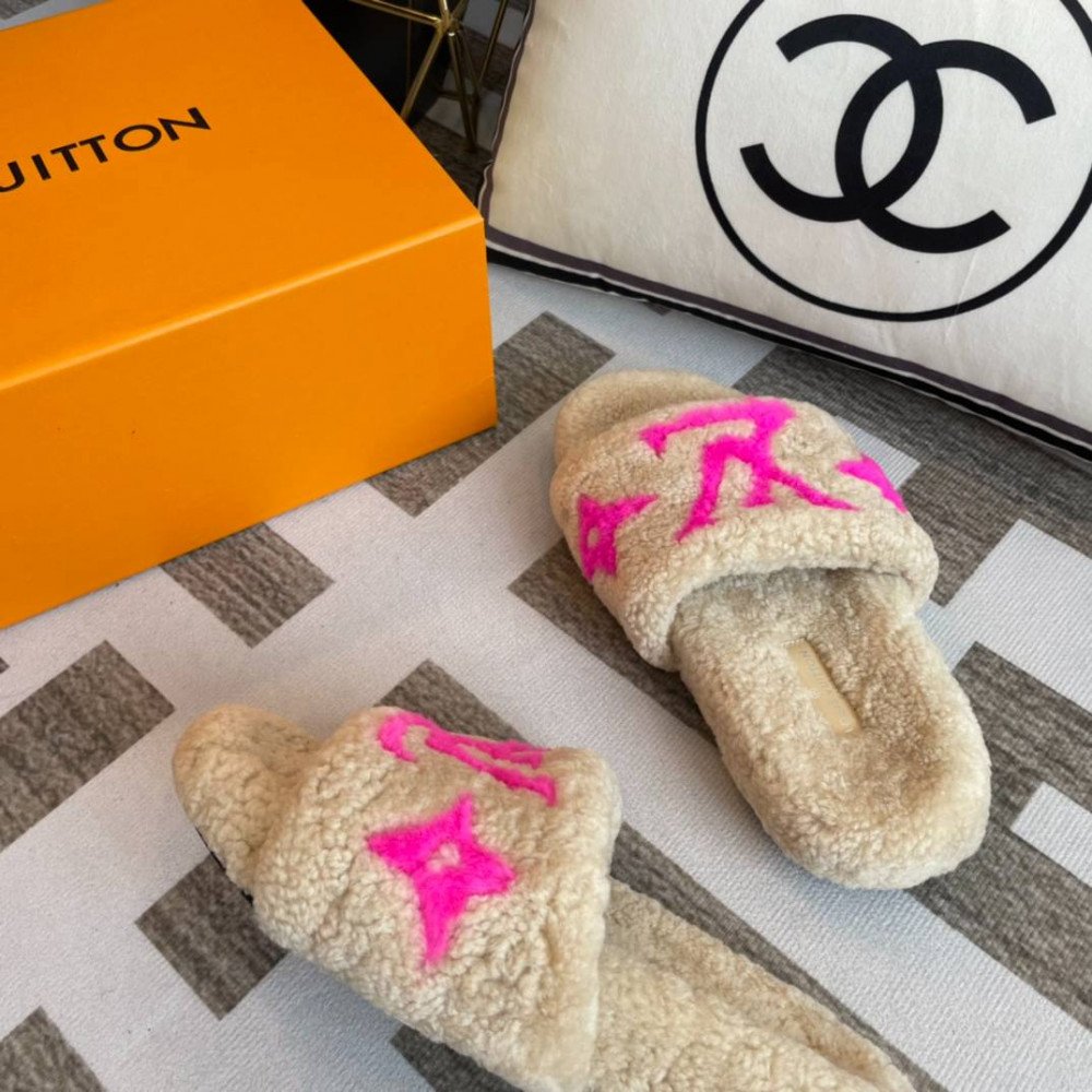 Furry slippers Furry slippers