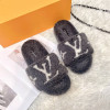 Furry slippers