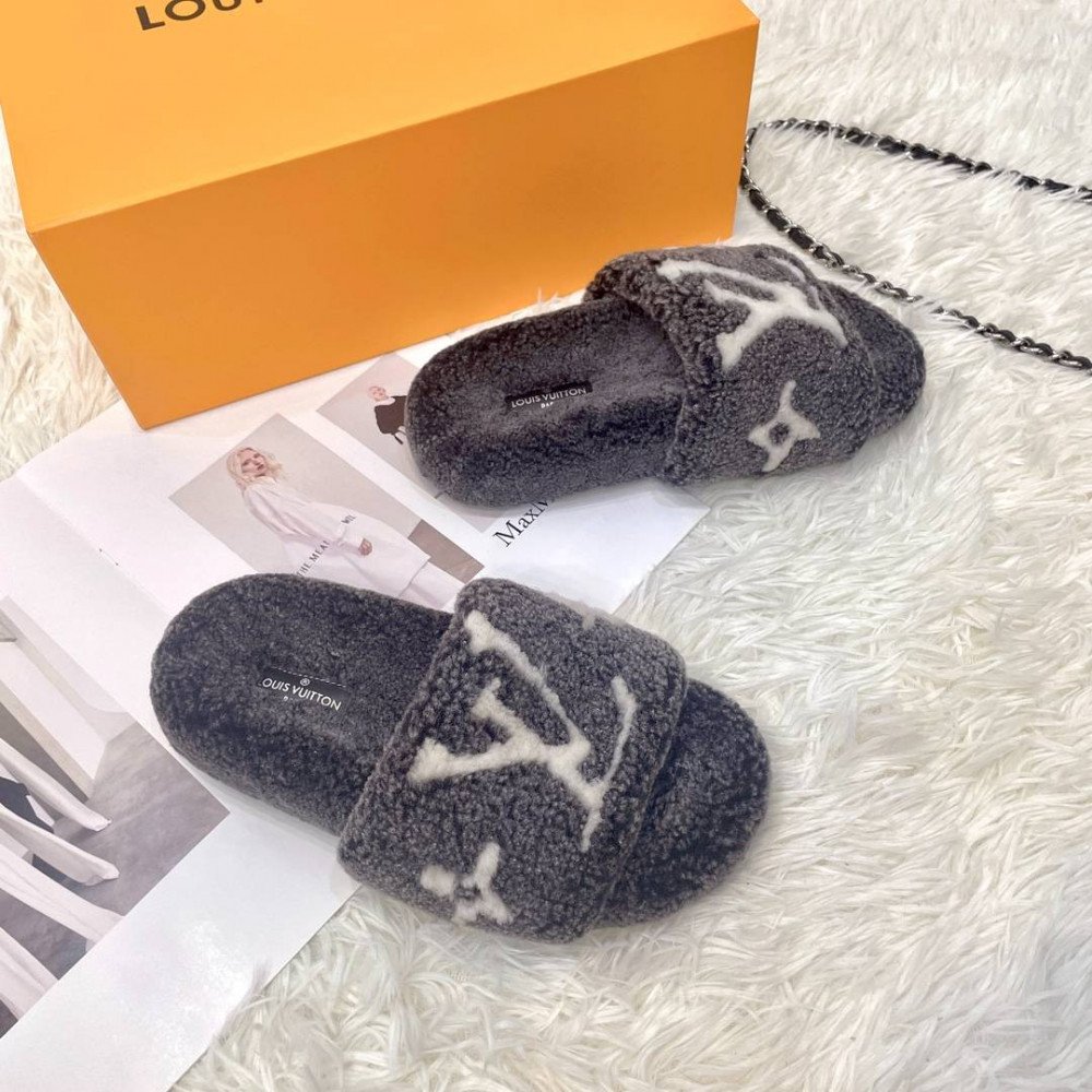 Furry slippers Furry slippers