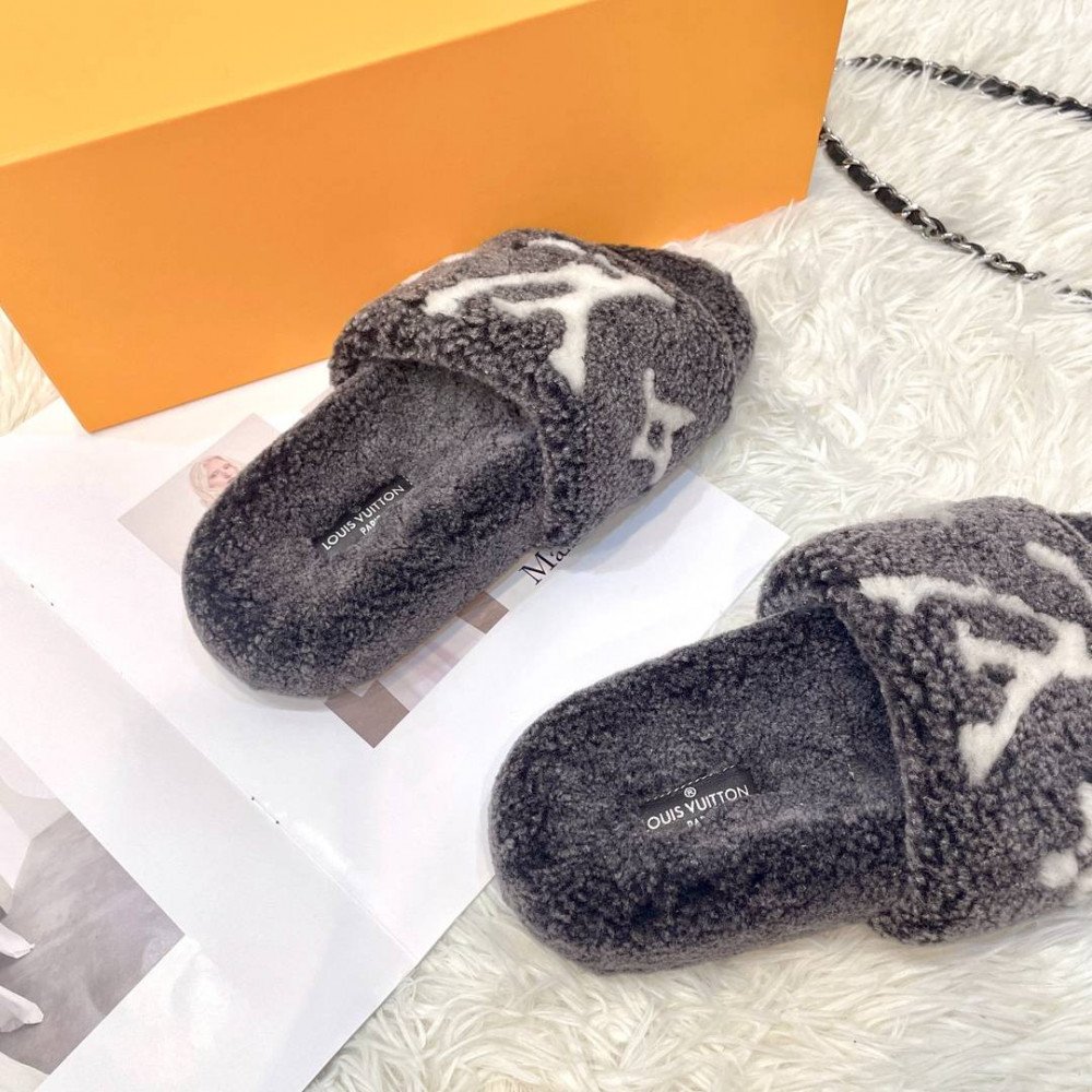 Furry slippers Furry slippers