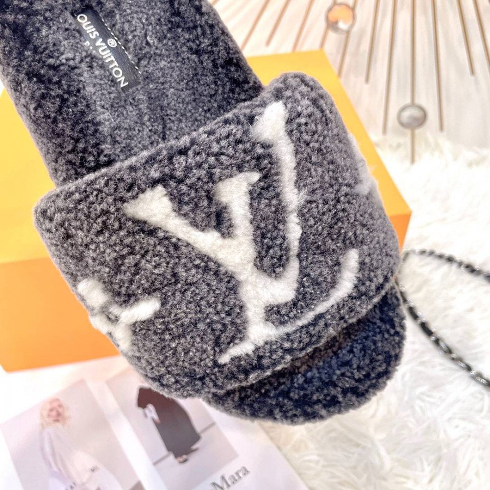 Furry slippers Furry slippers