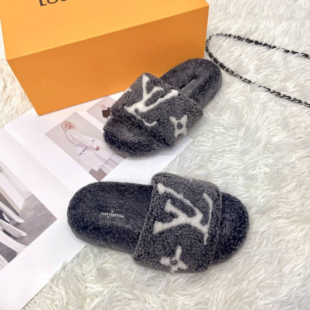 Furry slippers Furry slippers