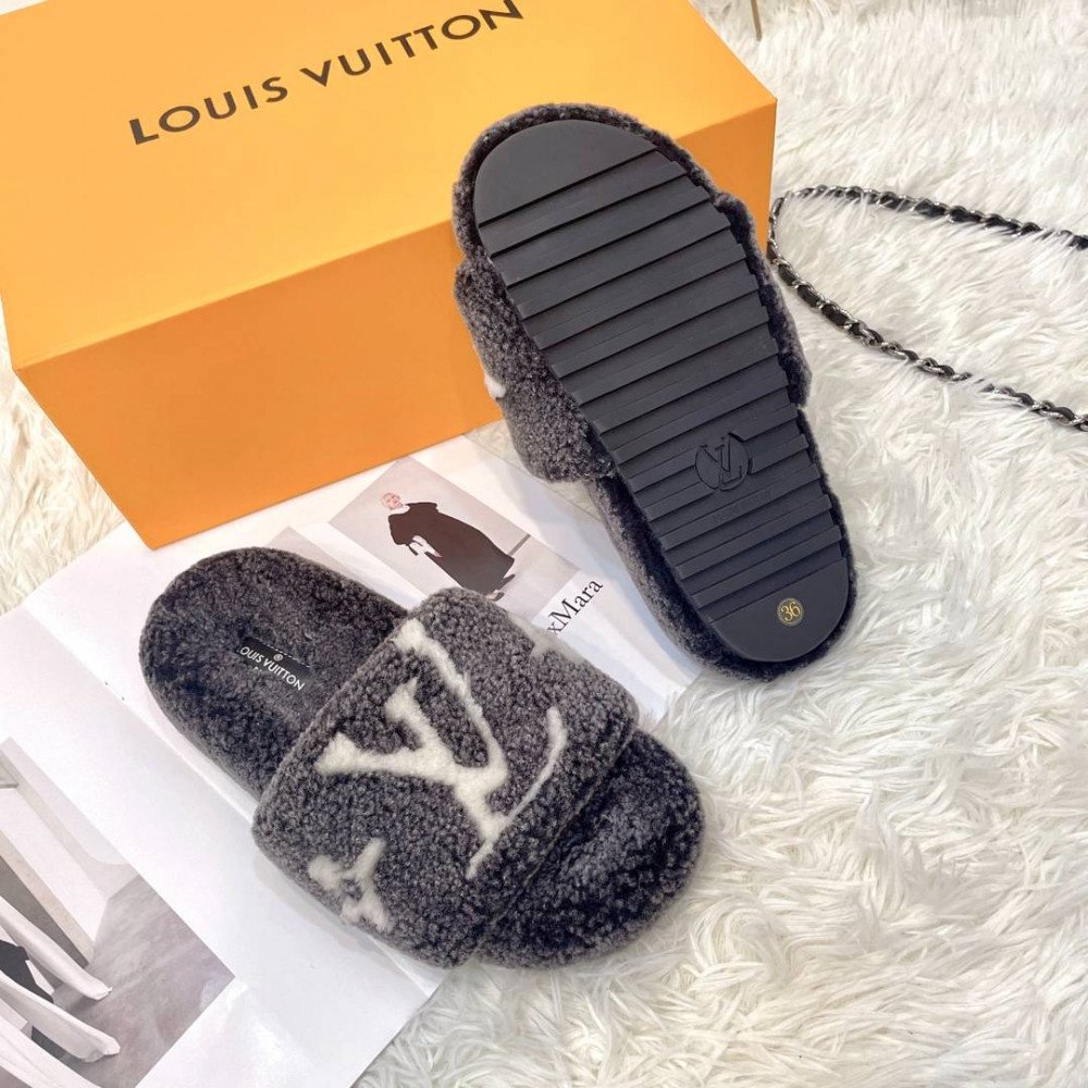 Furry slippers Furry slippers
