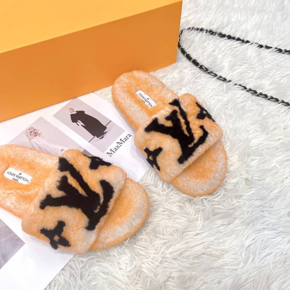 Furry slippers Furry slippers