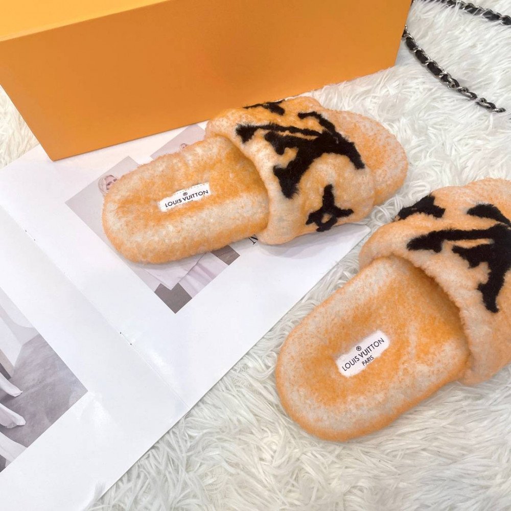 Furry slippers Furry slippers