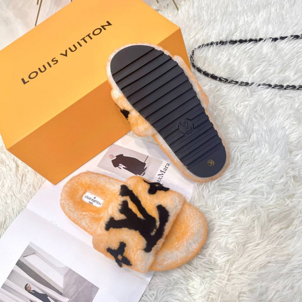 Furry slippers Furry slippers