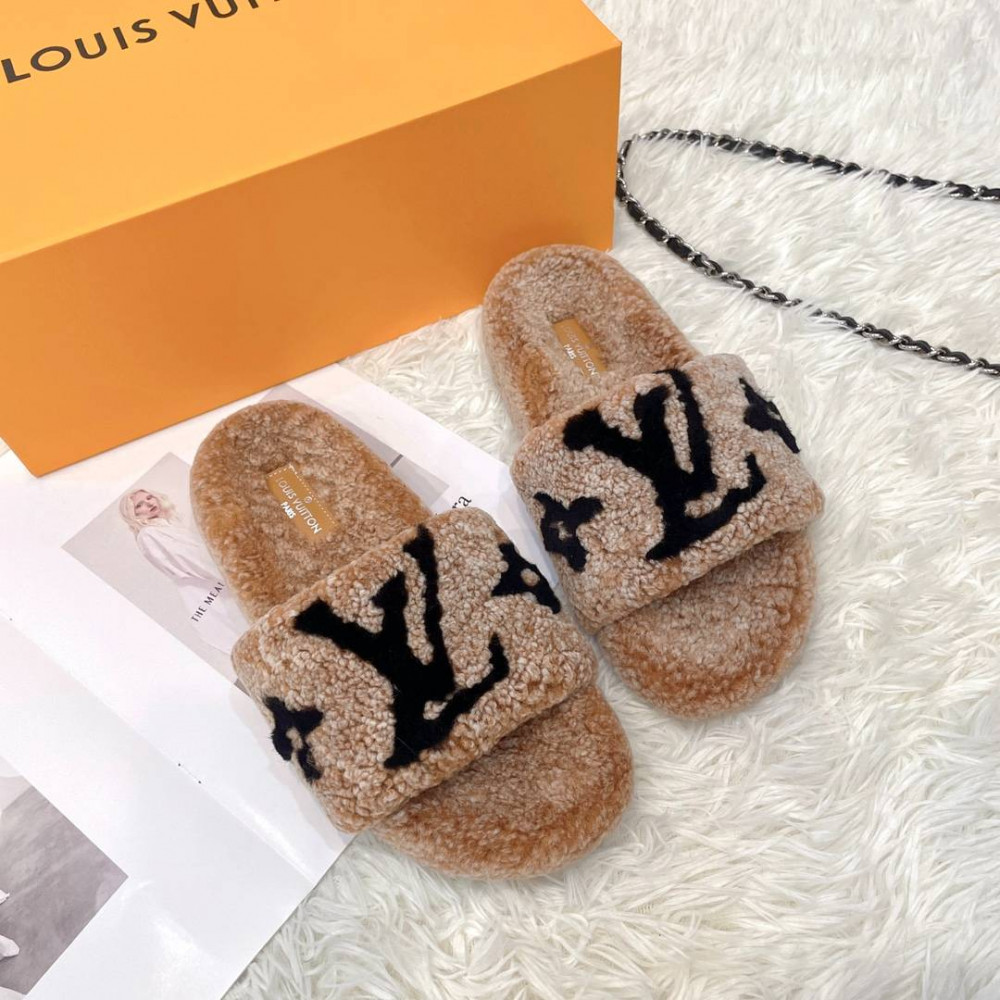 Furry slippers