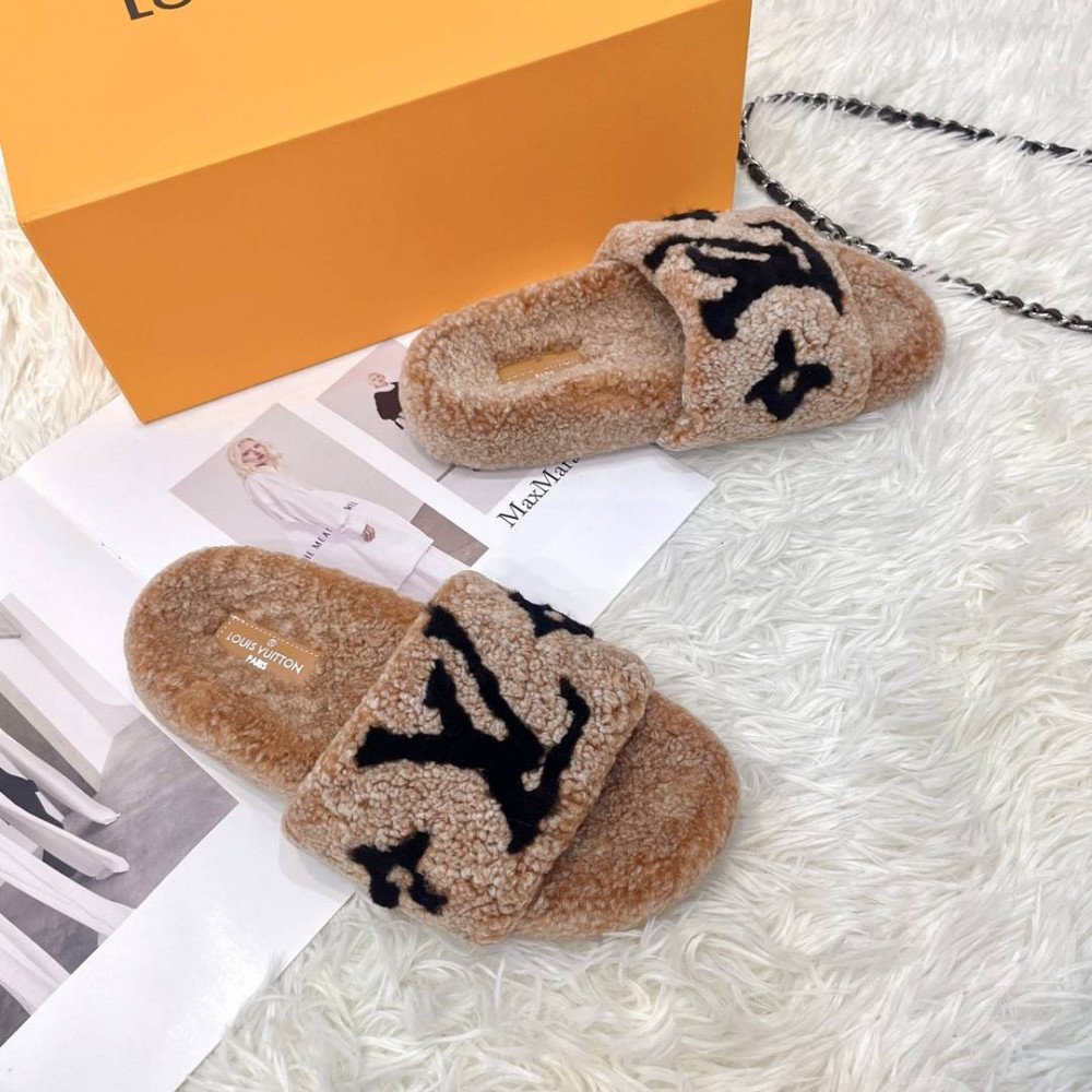 Furry slippers Furry slippers