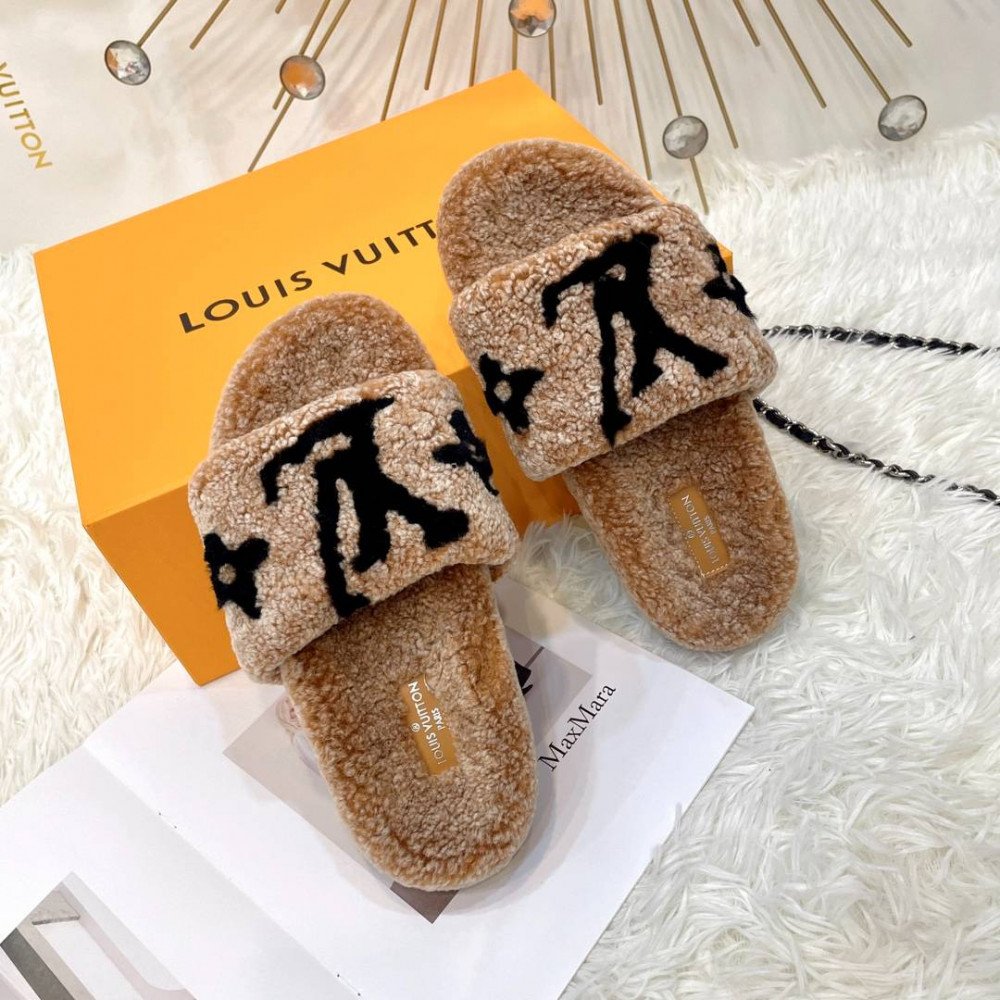 Furry slippers Furry slippers