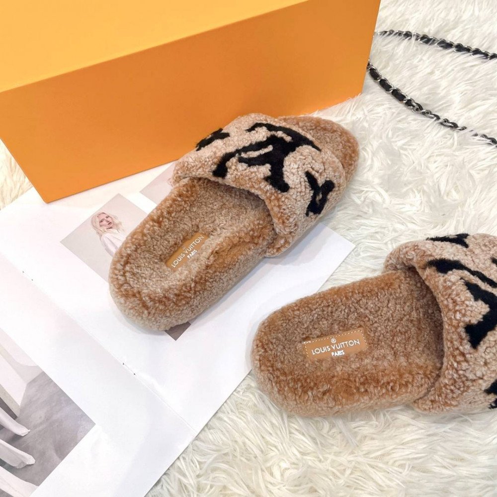 Furry slippers Furry slippers