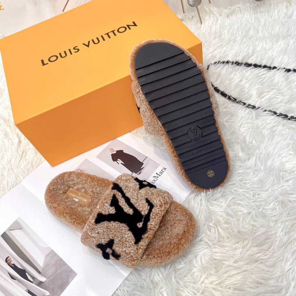 Furry slippers Furry slippers