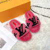 Furry slippers