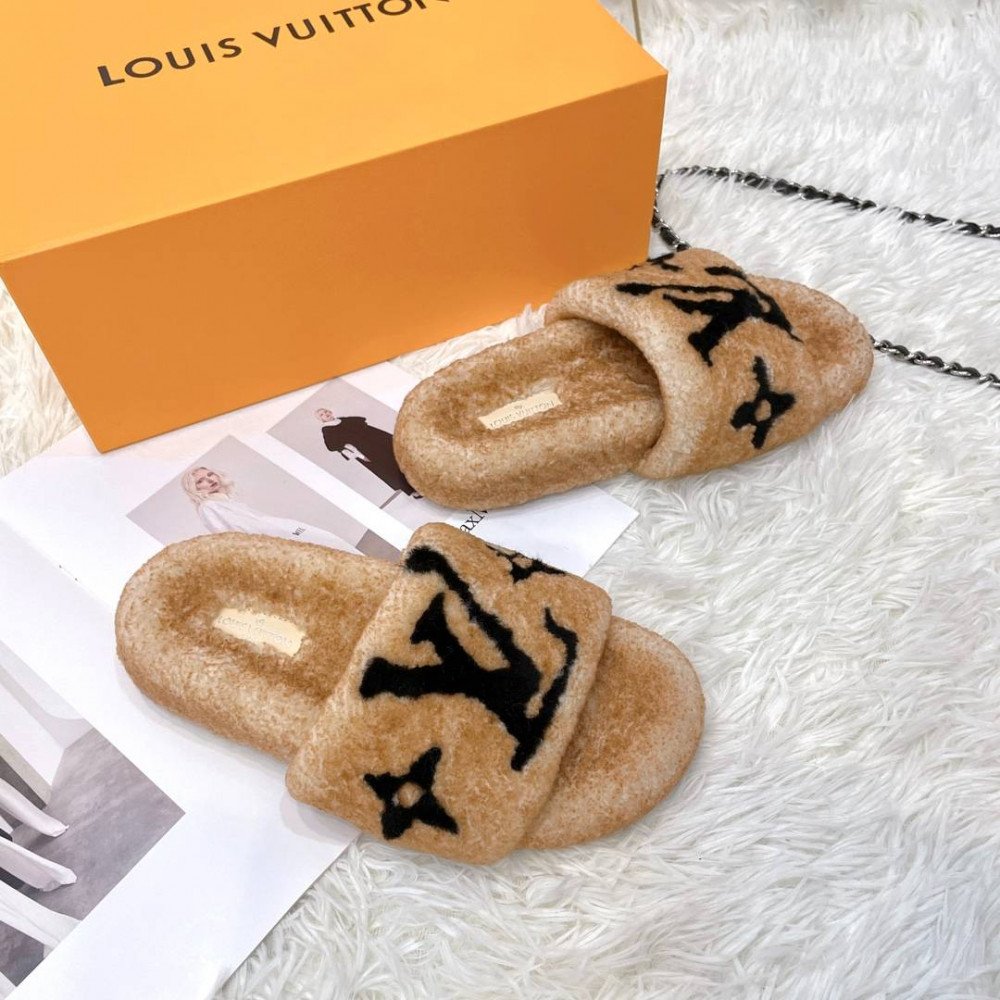 Furry slippers Furry slippers