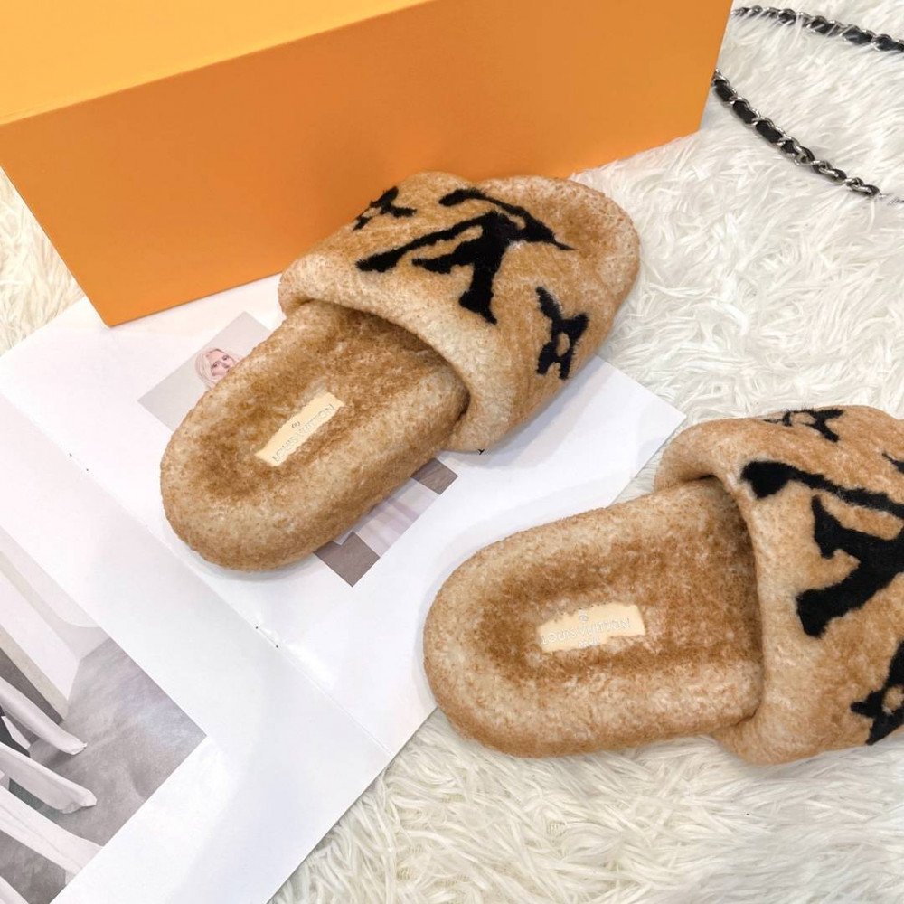 Furry slippers Furry slippers