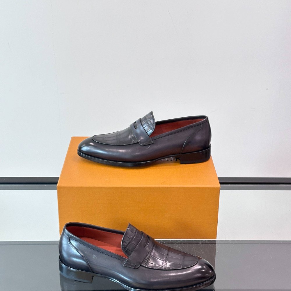 lv leather shoes